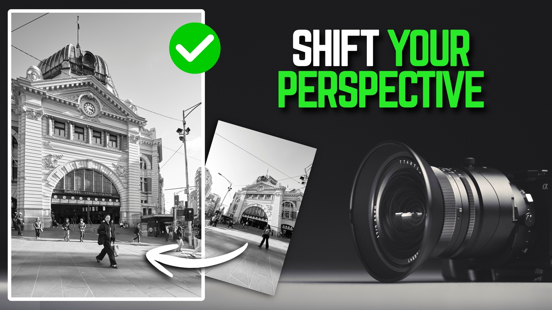 Thumbnail with the 17mm F4 TS and an example of how it delivers lovely straight architecture, in this case the clocks at Flinders St Station in Melbourne.